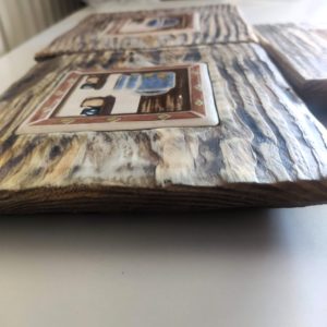 Obrazek 20×20 cm z płytką vintage  kuchnia