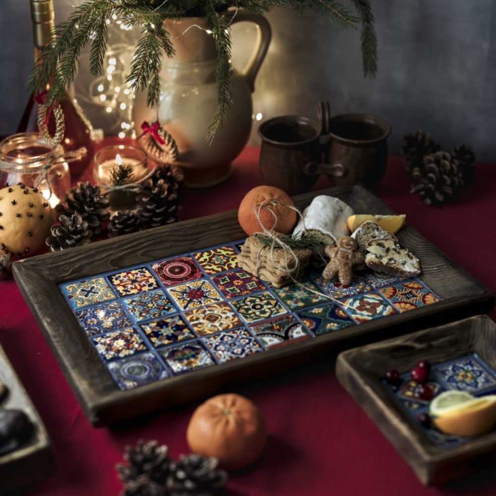 Miseczka do przekąsek z 28 talavera płytki (2)