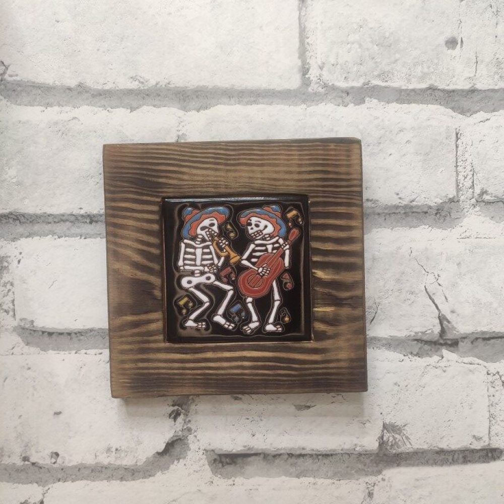 Płytka ceramiczna z motywem Santa Muerte (12)