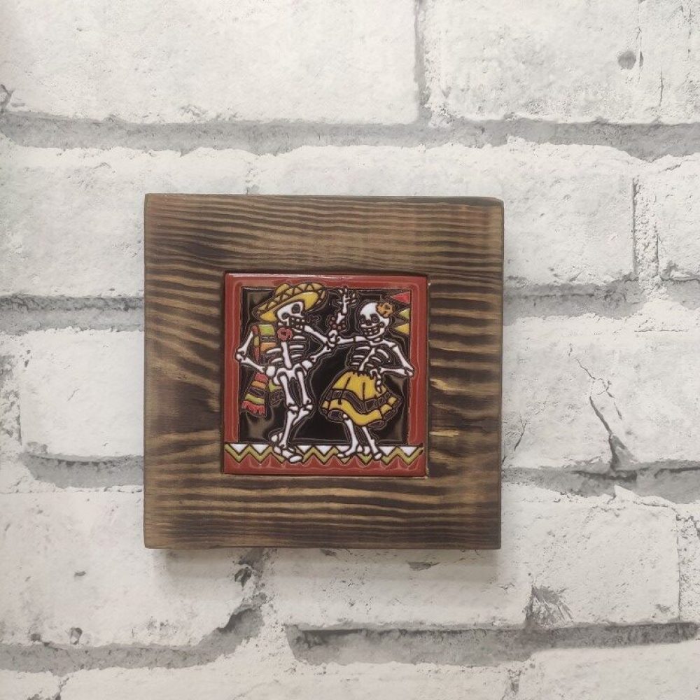 Płytka ceramiczna z motywem Santa Muerte (16)