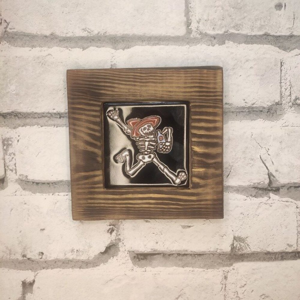 Płytka ceramiczna z motywem Santa Muerte (20)