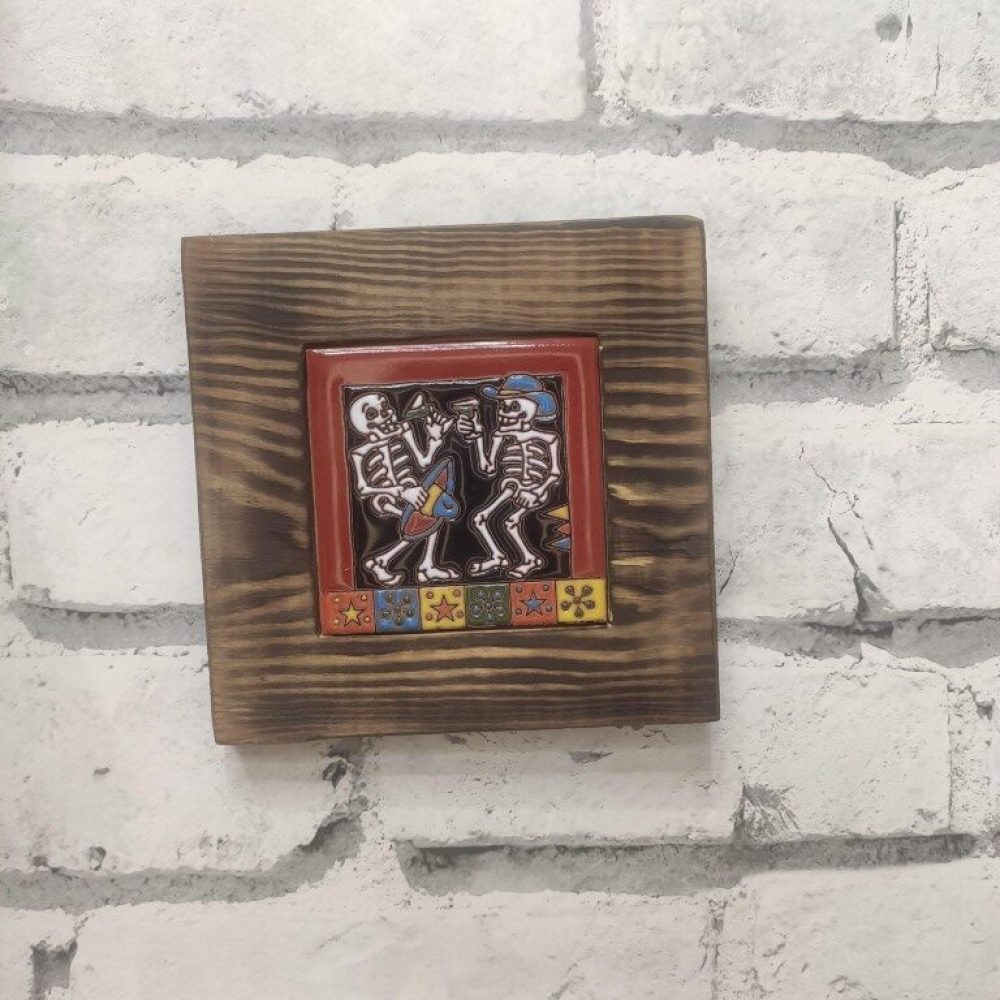 Płytka ceramiczna z motywem Santa Muerte (22)