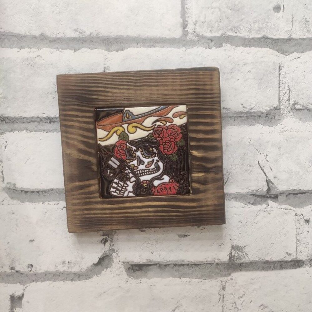 Płytka ceramiczna z motywem Santa Muerte (23)