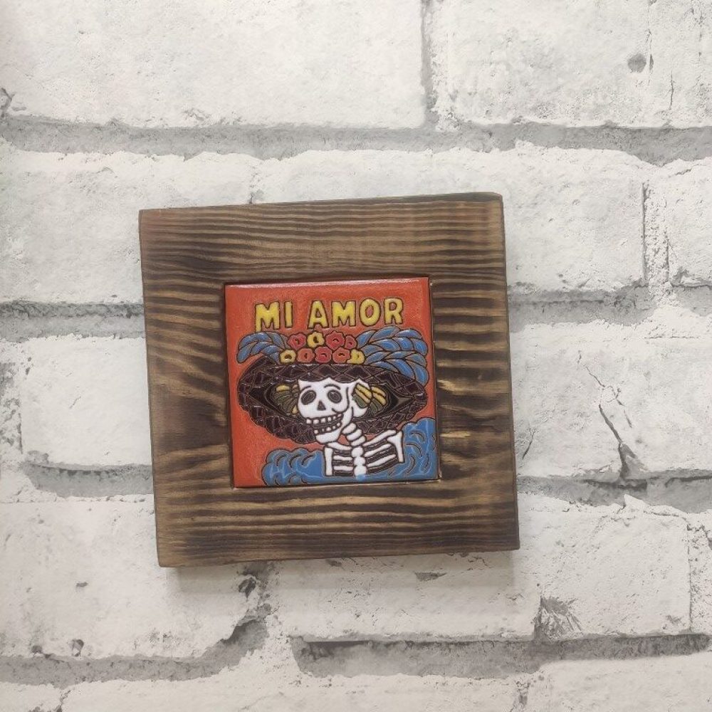 Płytka ceramiczna z motywem Santa Muerte (26)