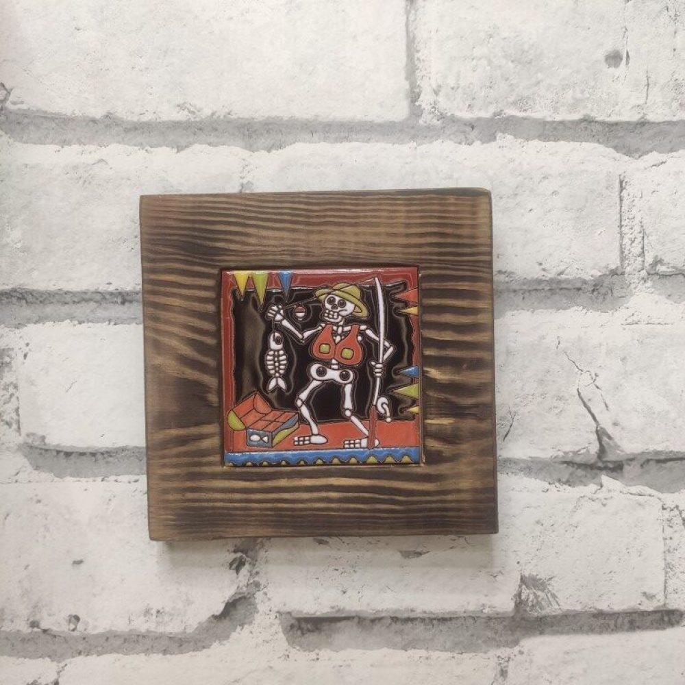 Płytka ceramiczna z motywem Santa Muerte (27)